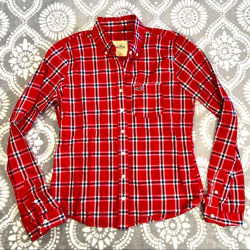 Hollister Plaid Button-Down Shirt